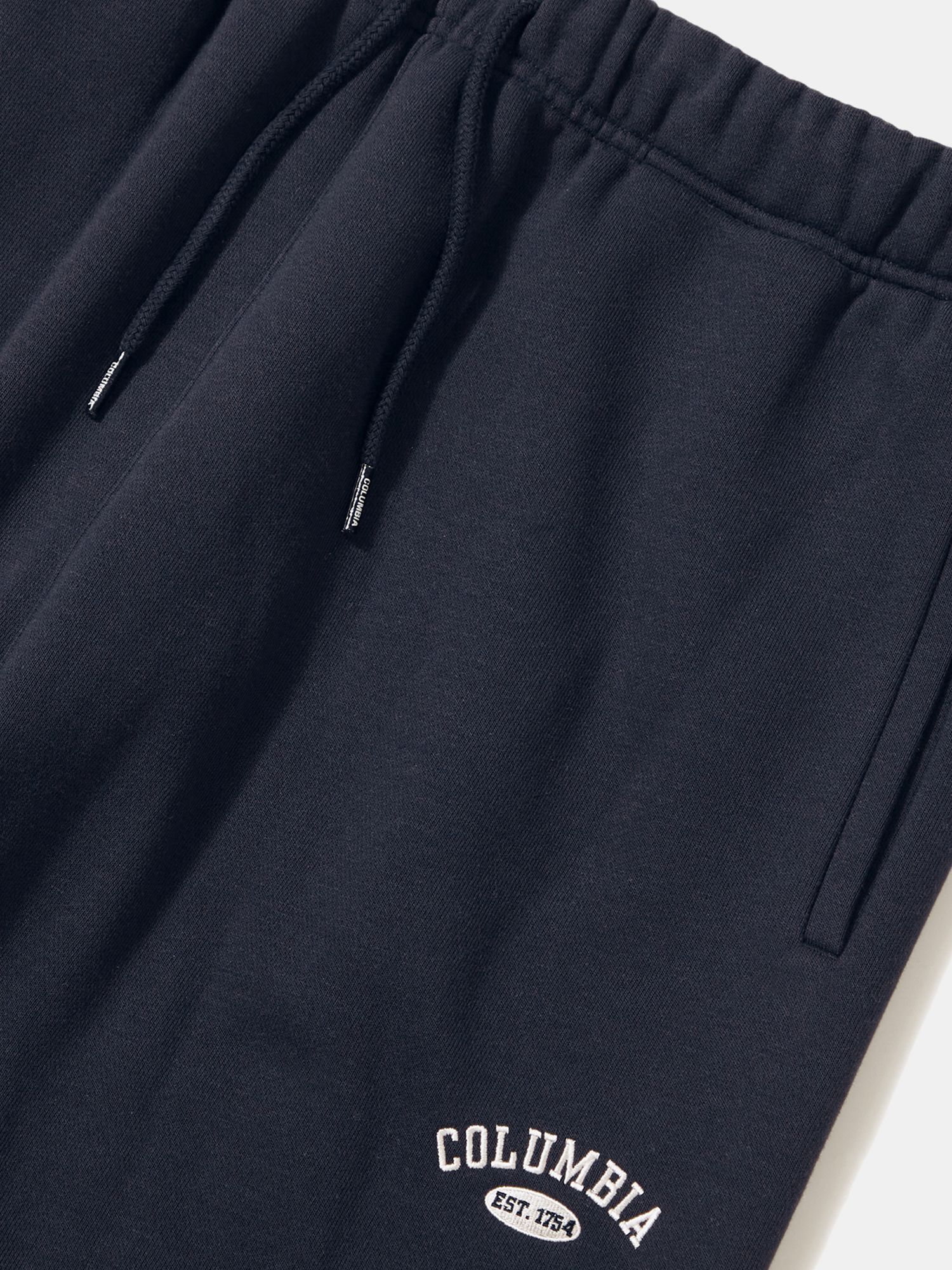 CU ARCH LOGO REGULAR-FIT FLEECE SWEATPANTS 크라운네이비
