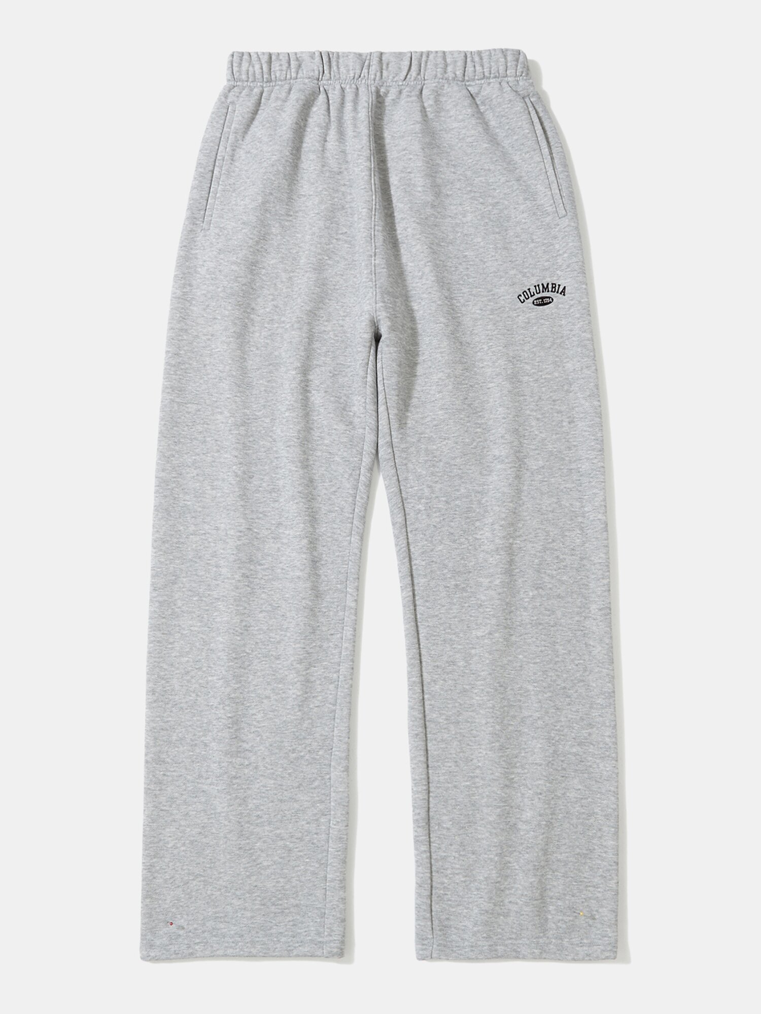 CU ARCH LOGO REGULAR-FIT FLEECE SWEATPANTS M그레이