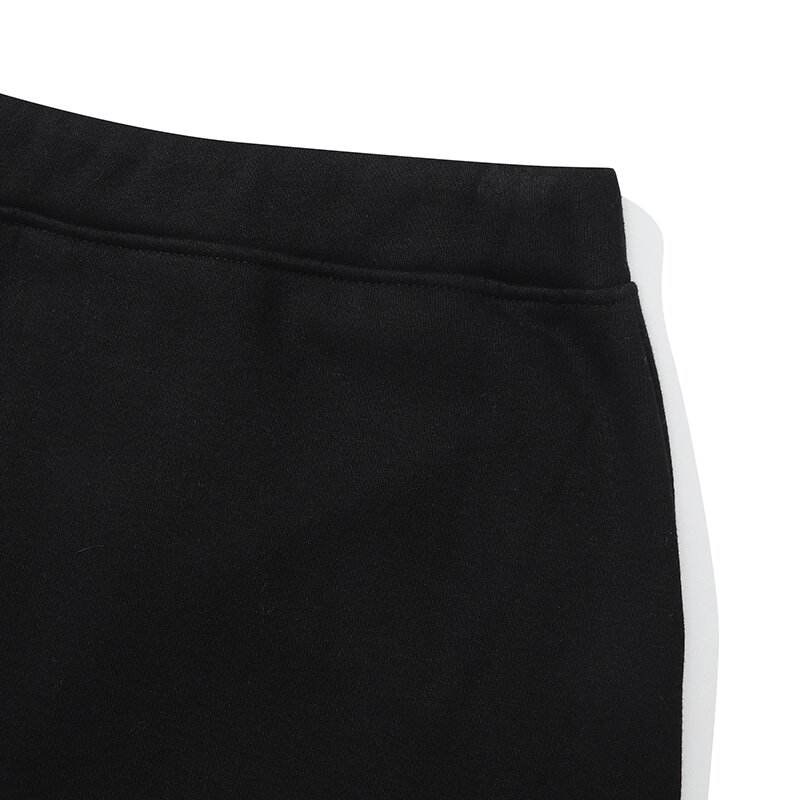 1754 CROWN FLEECE LONG SKIRT 블랙