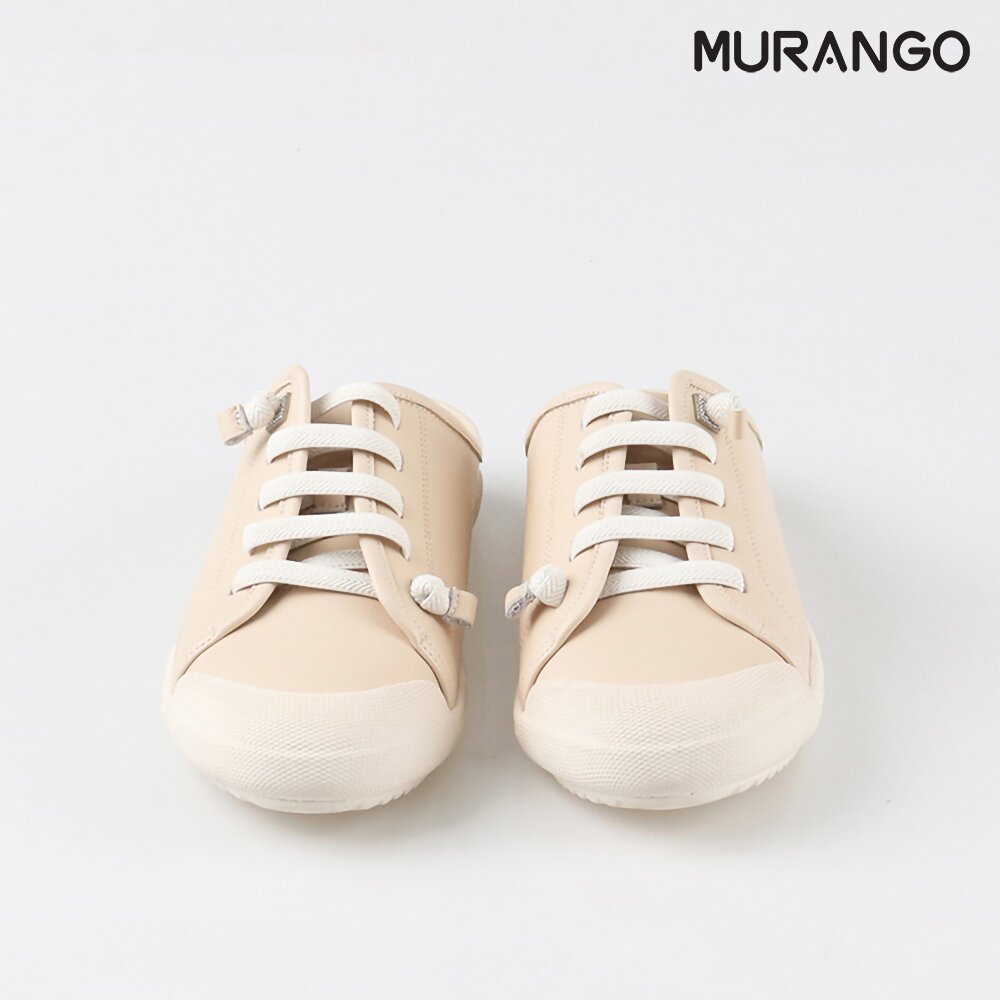 소가죽 파스텔 스니커즈 블로퍼 2cm M23F07BE