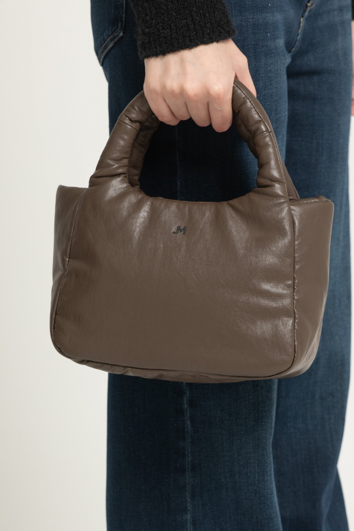 BAILEY soft tote bag - Brown