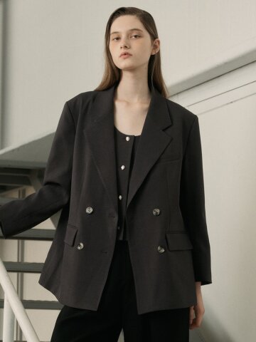 AR_Oversize double button blazer