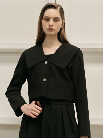 AR_Dimensional rose buckle jacket