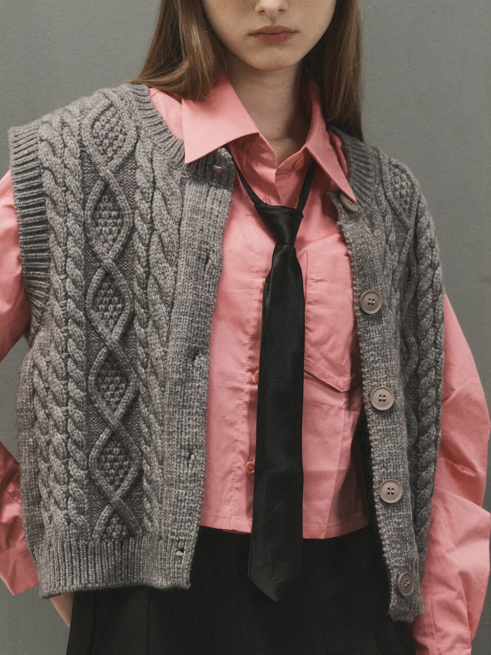 AR_Cotton pocket crop shirt_PINK