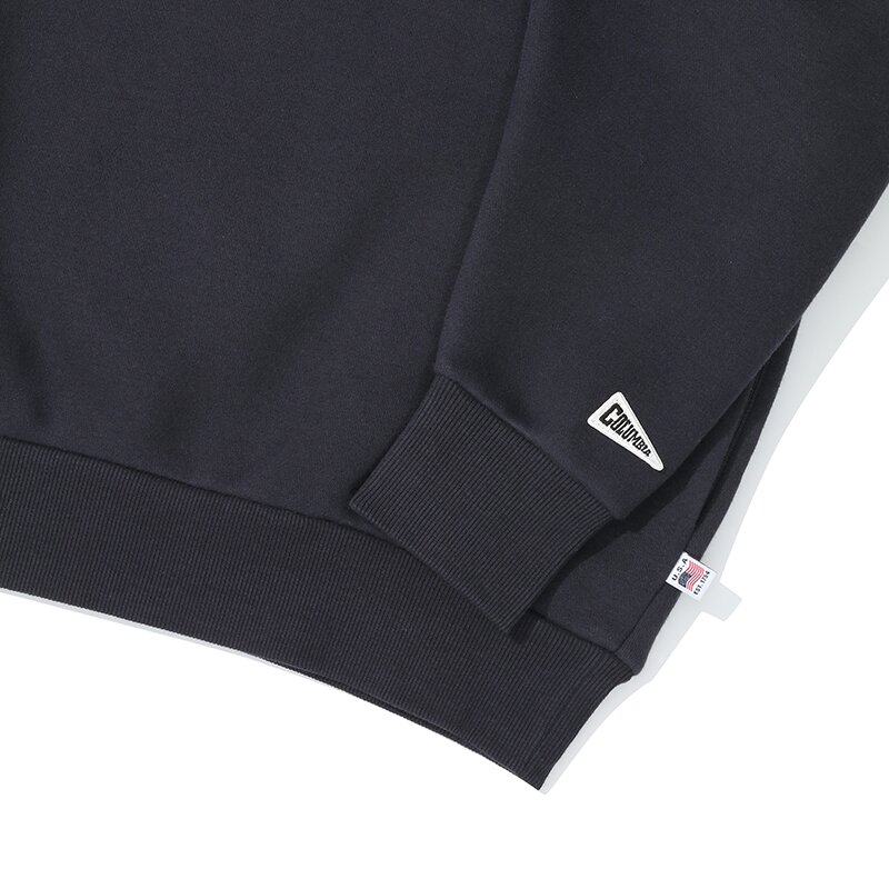 COLUMBIA ARCH OVER-FIT FLEECE HALF ZU SWEATSHIRTS 크라운네이비