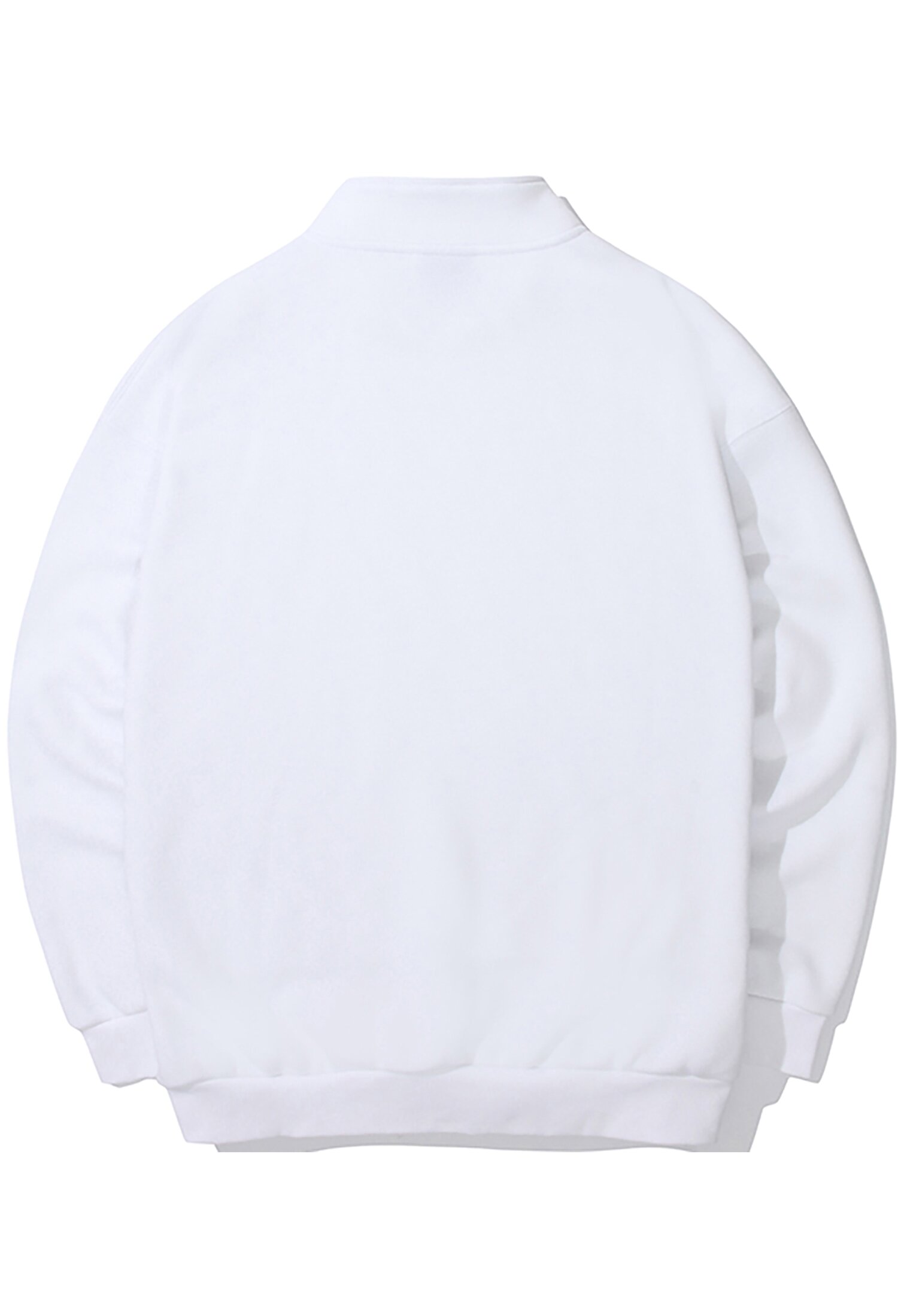 COLUMBIA ARCH OVER-FIT FLEECE HALF ZU SWEATSHIRTS 화이트