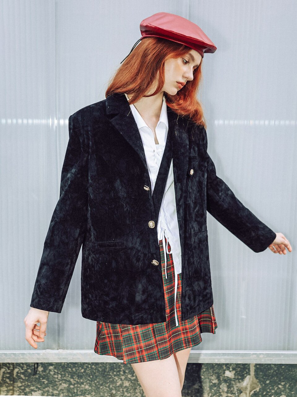 DD_Classic button down jacket