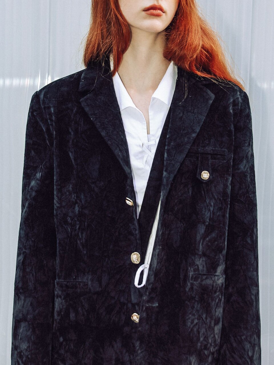 DD_Classic button down jacket