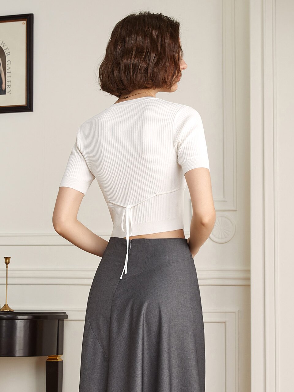 YY_Jacquard knit top