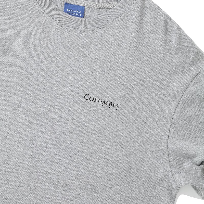 CU SIGNATURE SMALL LOGO L/S T-SHIRTS M그레이
