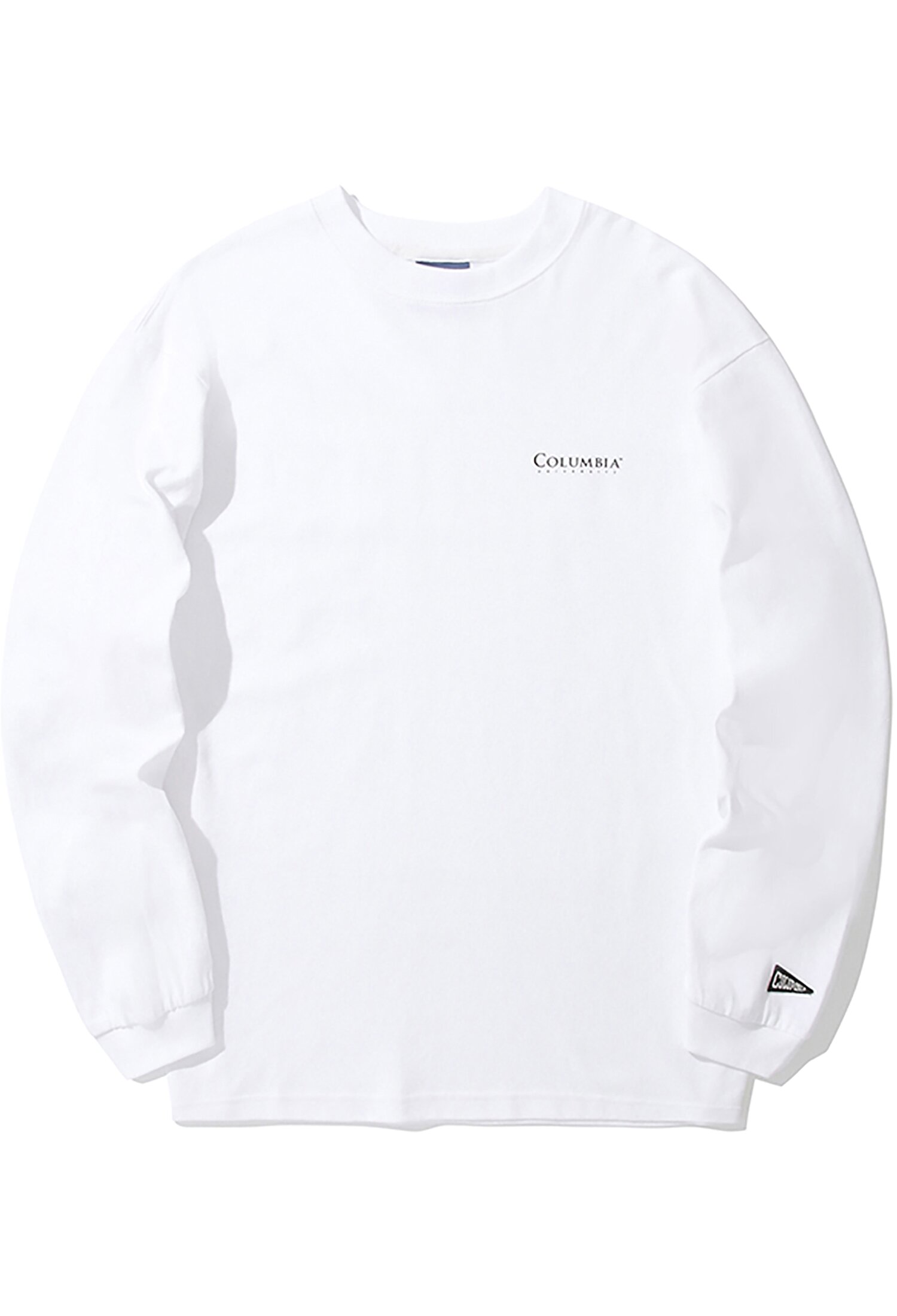 CU SIGNATURE SMALL LOGO L/S T-SHIRTS 화이트
