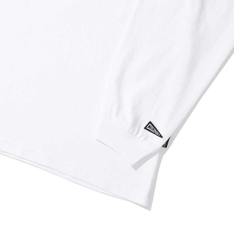 CU SIGNATURE SMALL LOGO L/S T-SHIRTS 화이트