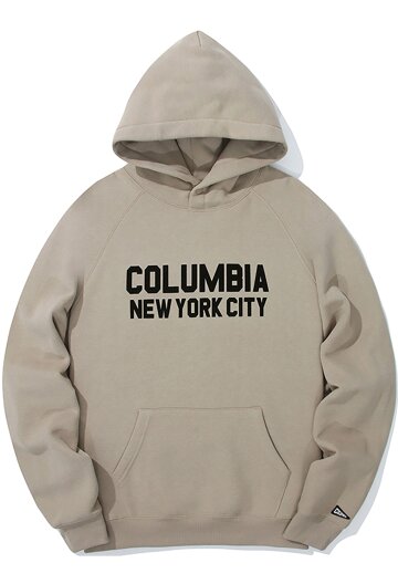 NY BLACKSERIES OVER-FIT FLEECE HOODIE 네추럴베이지