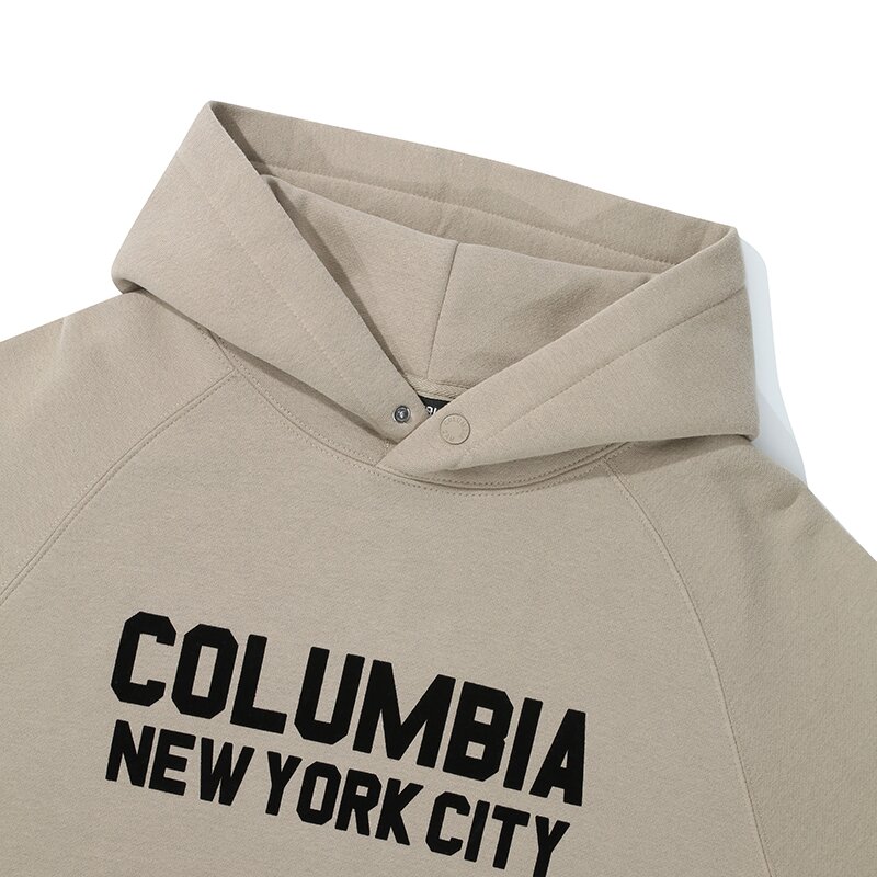 NY BLACKSERIES OVER-FIT FLEECE HOODIE 네추럴베이지