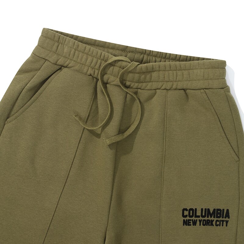 NY BLACKSERIES LOOSE-FIT FLEECE SWEATPANTS 카키브라운