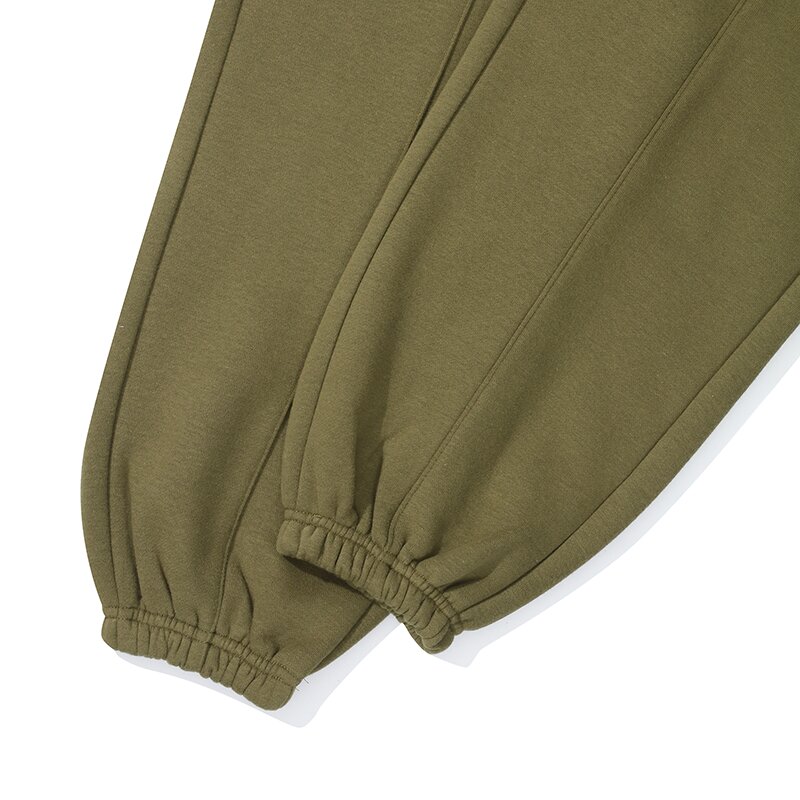 NY BLACKSERIES LOOSE-FIT FLEECE SWEATPANTS 카키브라운