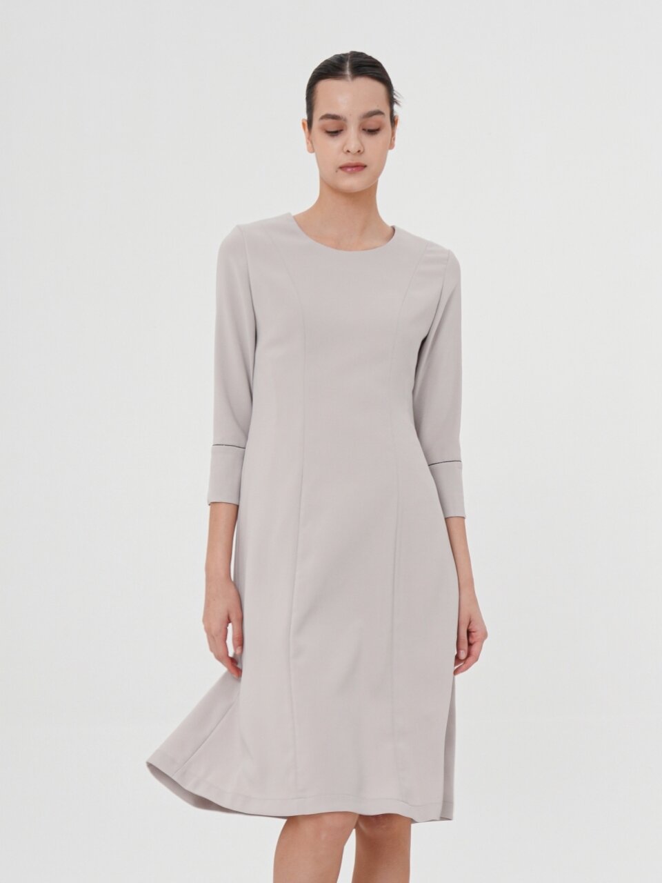 Chain Detail Slim Dress _Black