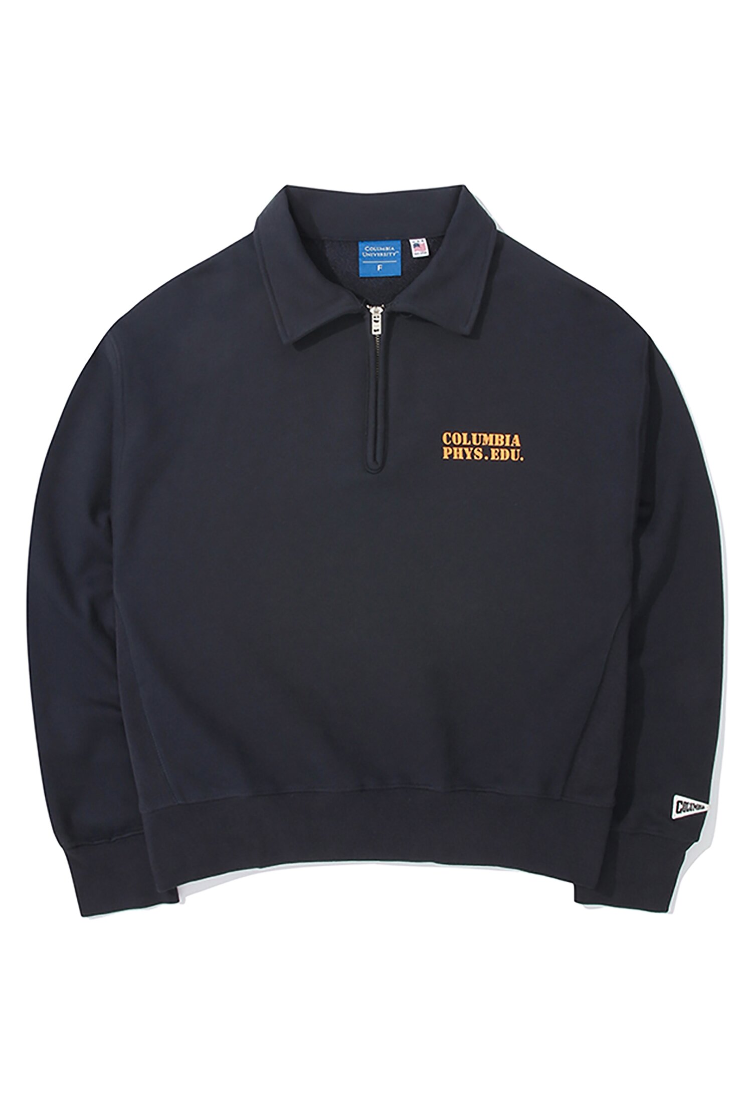 C PHYS.EDU. WOMENS TERRY HALF ZU SWEATSHIRTS 크라운네이비