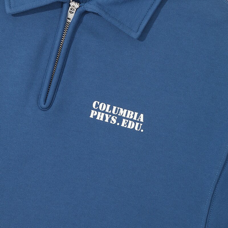 C PHYS.EDU. WOMENS TERRY HALF ZU SWEATSHIRTS 로얄블루