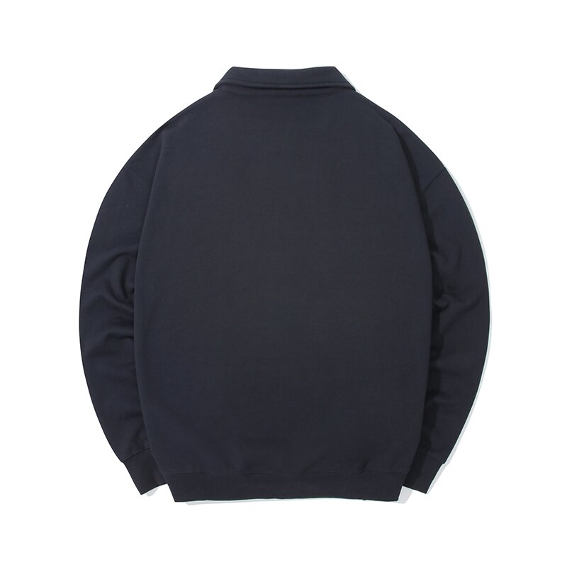 70'S PHYS EDU TERRY HALF ZU SWEATSHIRTS 크라운네이비