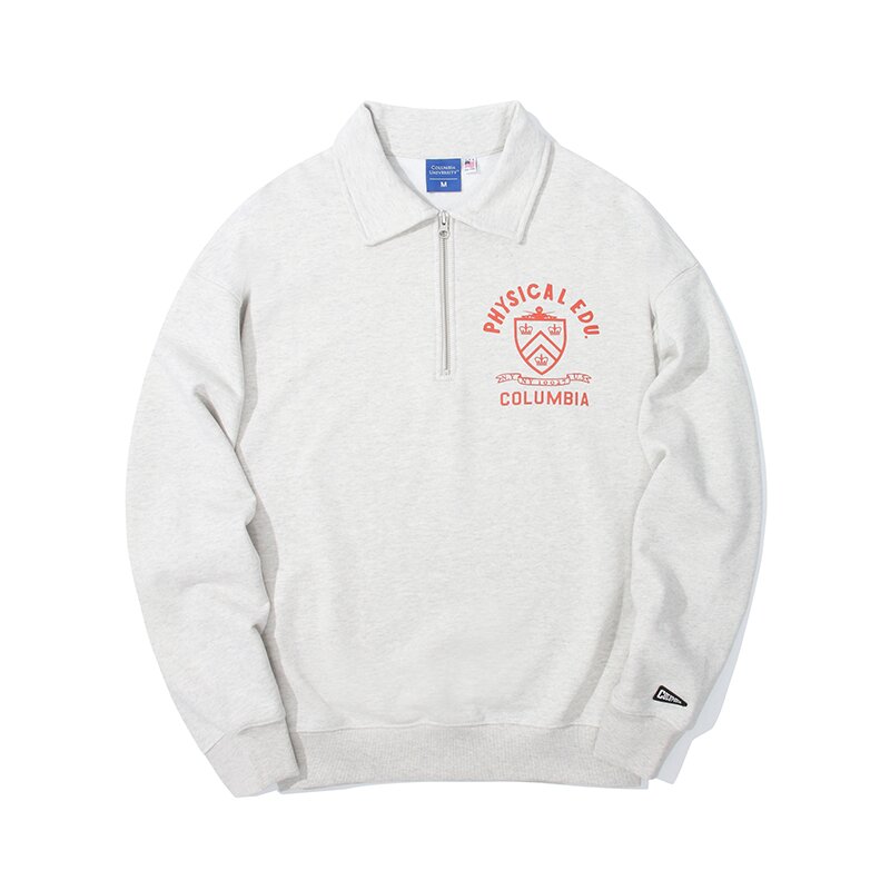 70'S PHYS EDU TERRY HALF ZU SWEATSHIRTS 오트밀