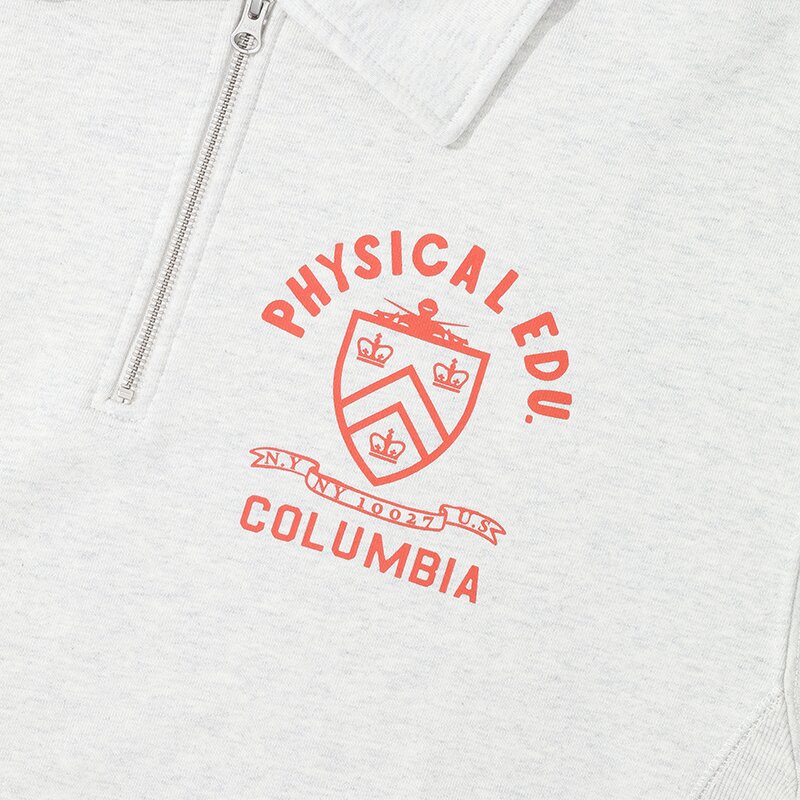 70'S PHYS EDU TERRY HALF ZU SWEATSHIRTS 오트밀