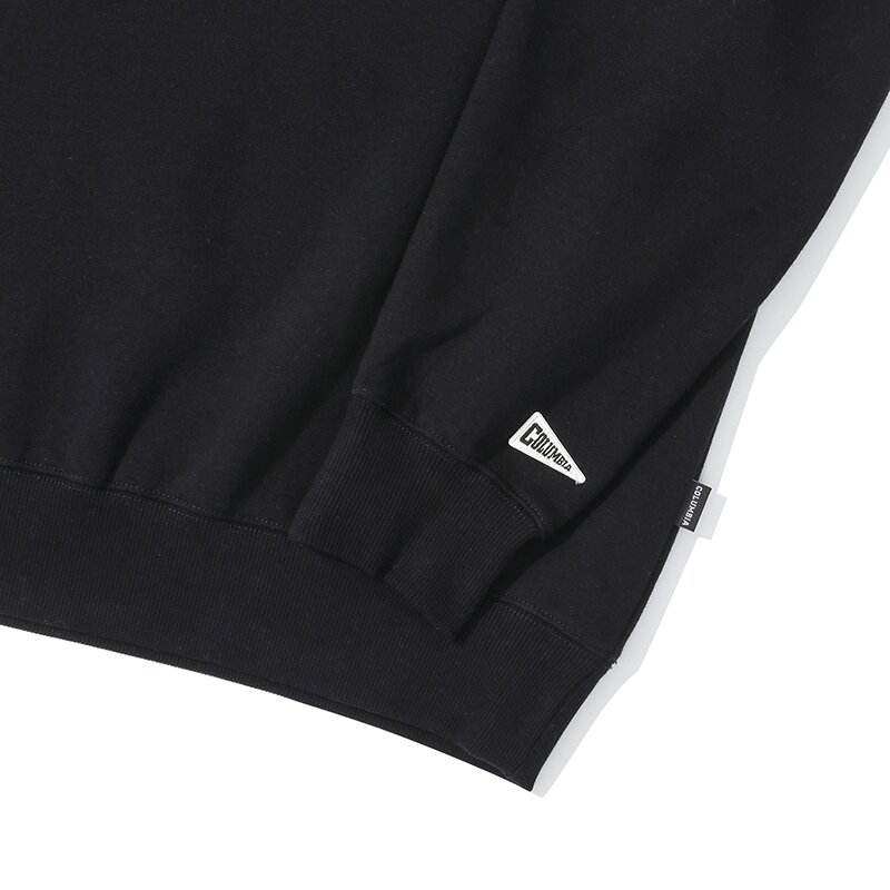 90'S ARCH LOGO FLEECE HALF ZU SWEATSHIRTS 블랙