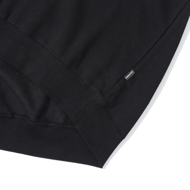 90'S ARCH LOGO FLEECE HALF ZU SWEATSHIRTS 블랙