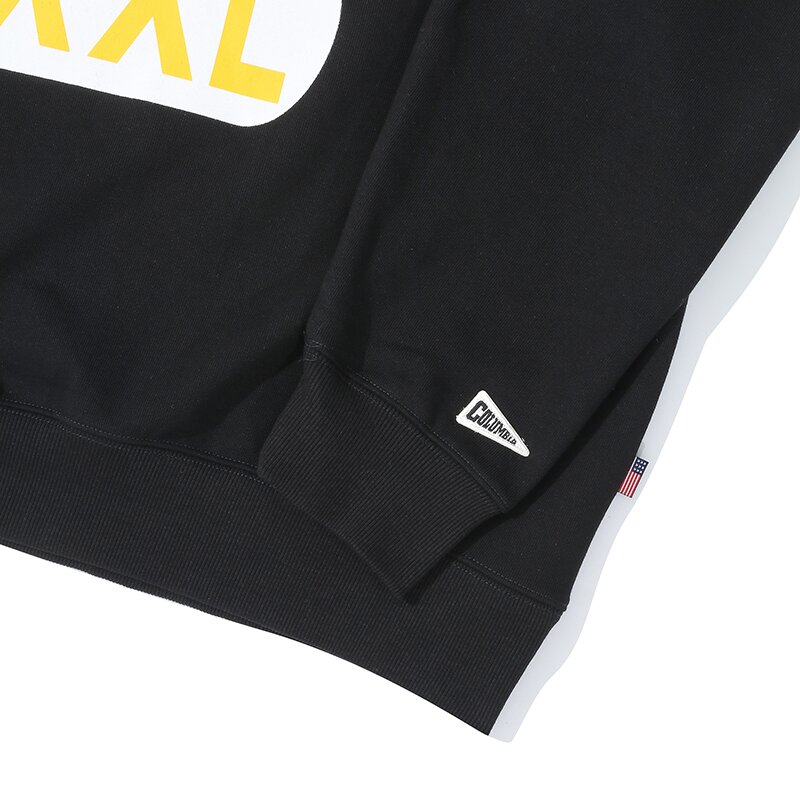 CUT XXL LOGO OVER-FIT TERRY SWEATSHIRTS 블랙
