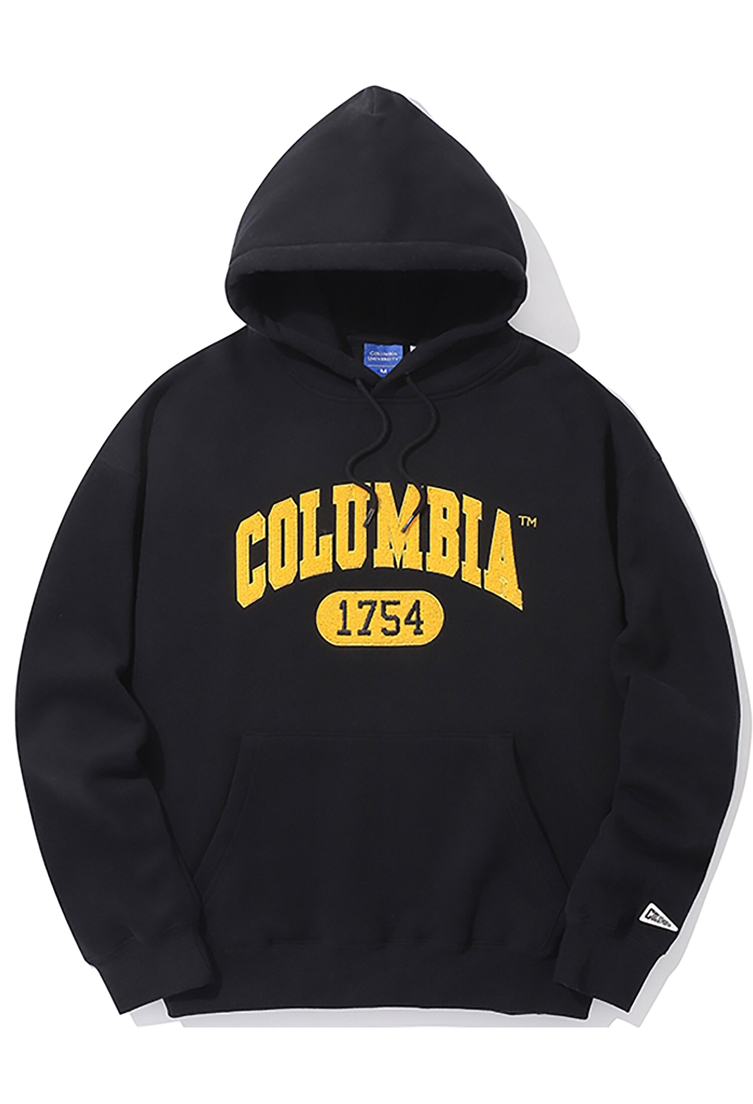 1754 ARCH LOGO BOUCLE FLEECE HOODIE 블랙