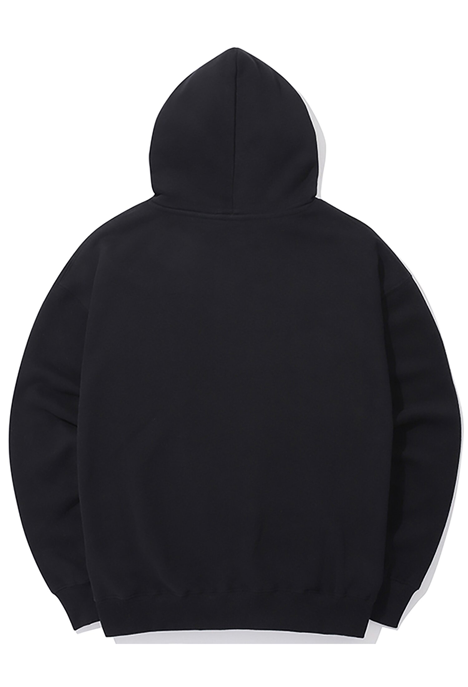 1754 ARCH LOGO BOUCLE FLEECE HOODIE 블랙