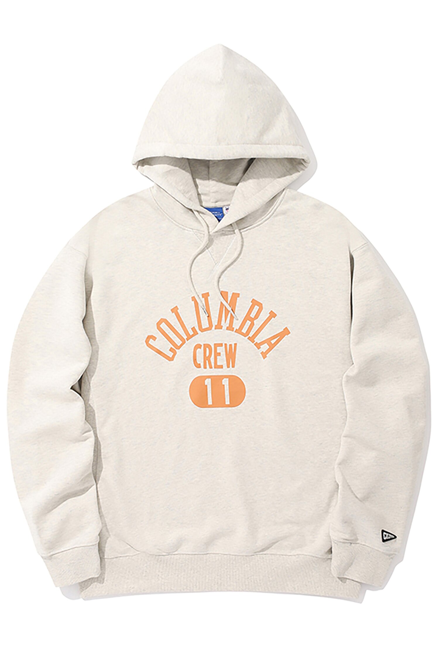 CREW TEAM NO.11 LOGO TERRY HOODIE 옐로우 오트밀