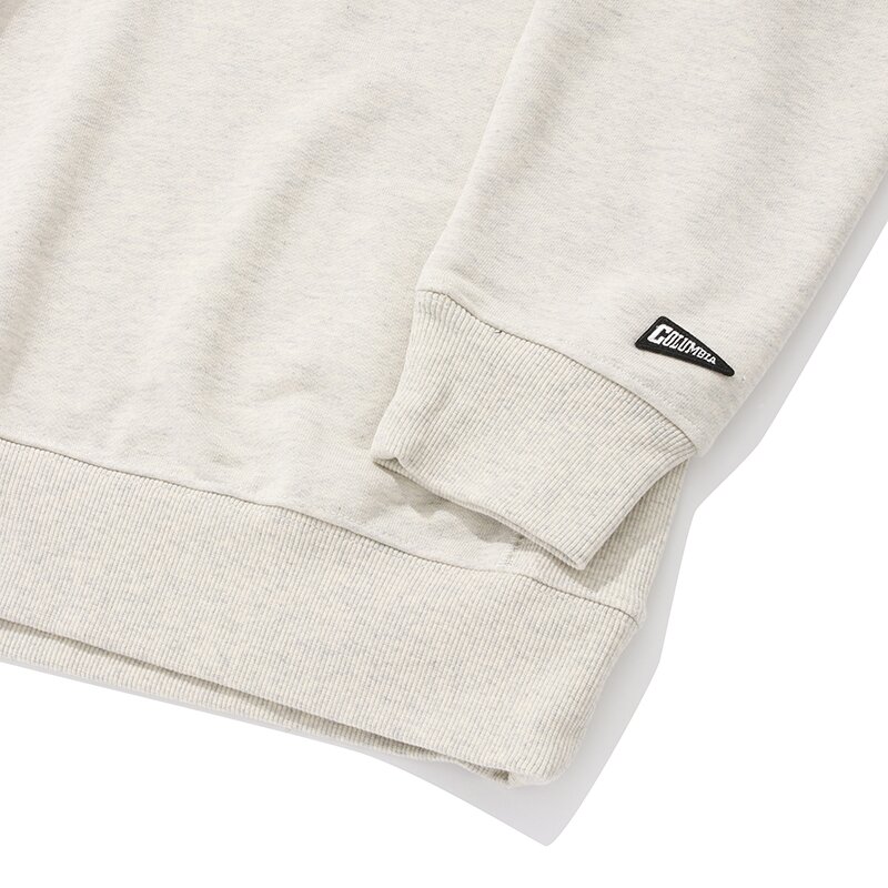 CREW TEAM NO.11 LOGO TERRY HOODIE 옐로우 오트밀
