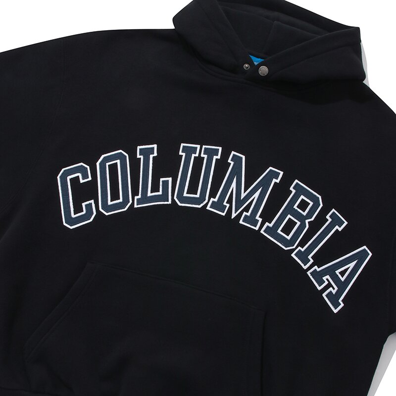 COLUMBIA ARCH OVER-FIT FLEECE HOODIE 블랙