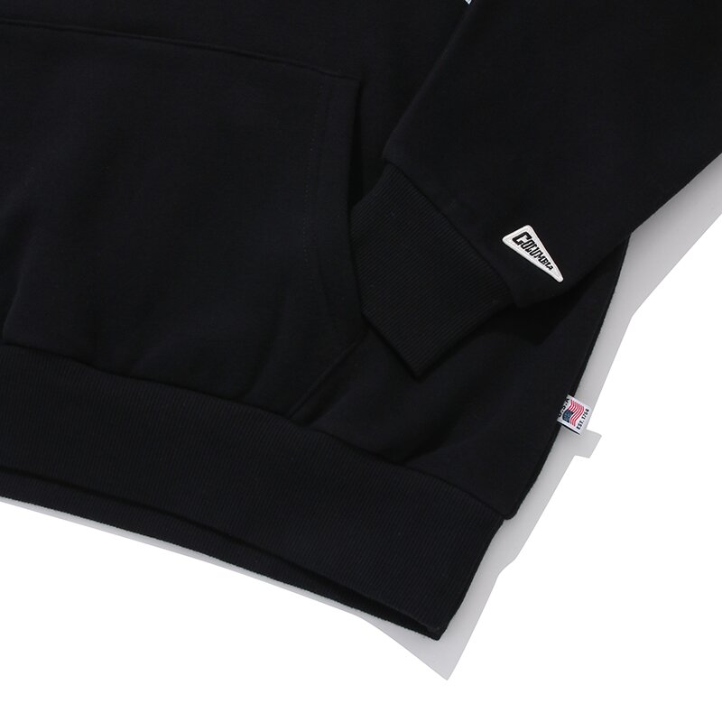 COLUMBIA ARCH OVER-FIT FLEECE HOODIE 블랙