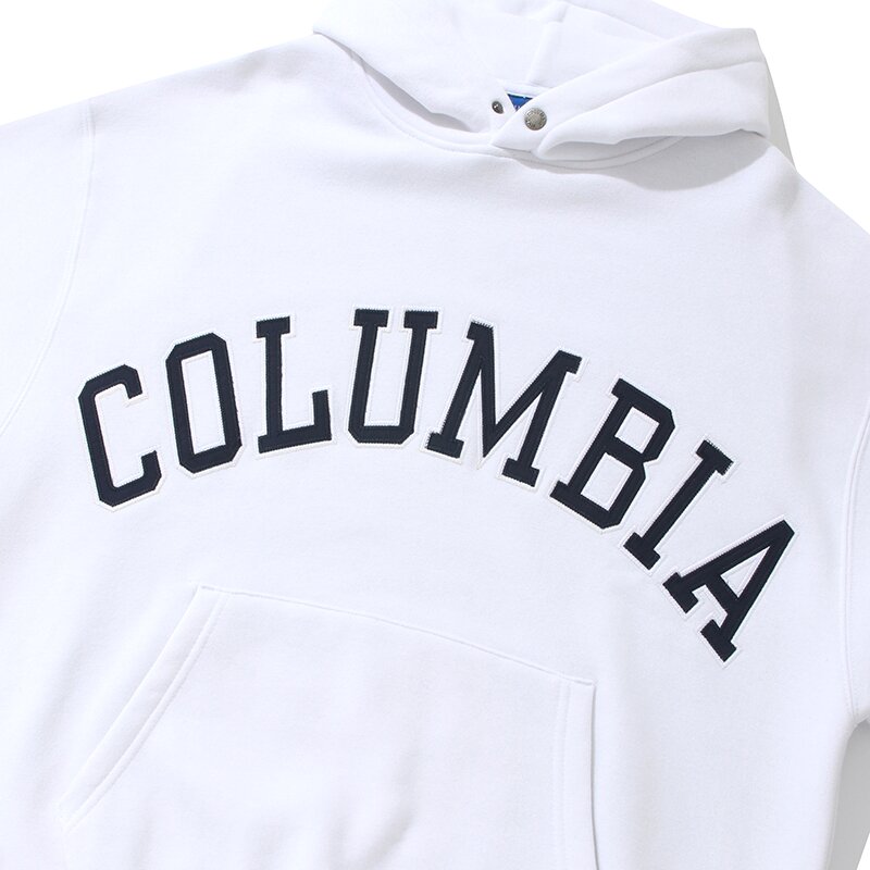COLUMBIA ARCH OVER-FIT FLEECE HOODIE 화이트