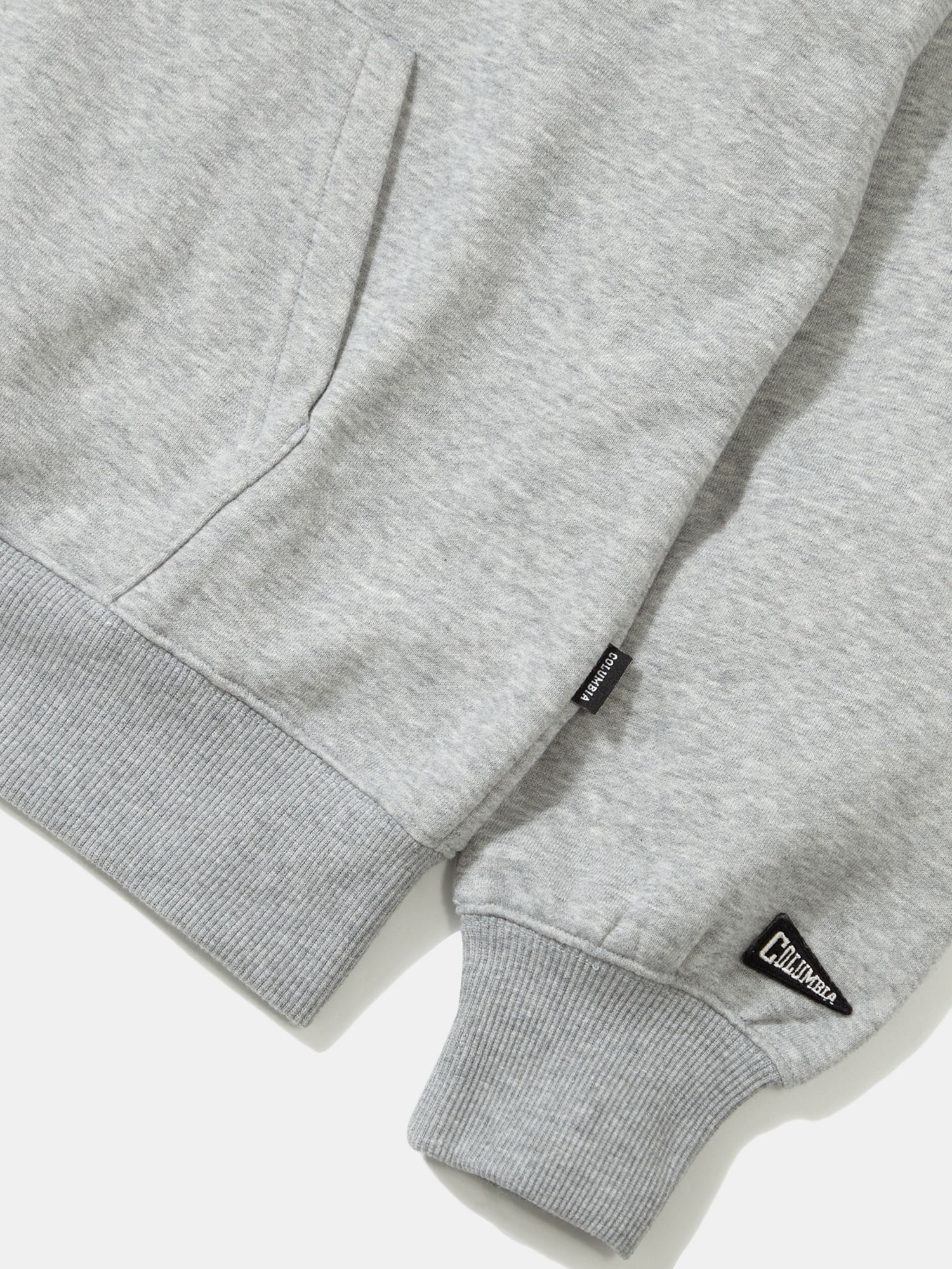 CU ARCH LOGO FLEECE ZIP-UP HOODIE M그레이