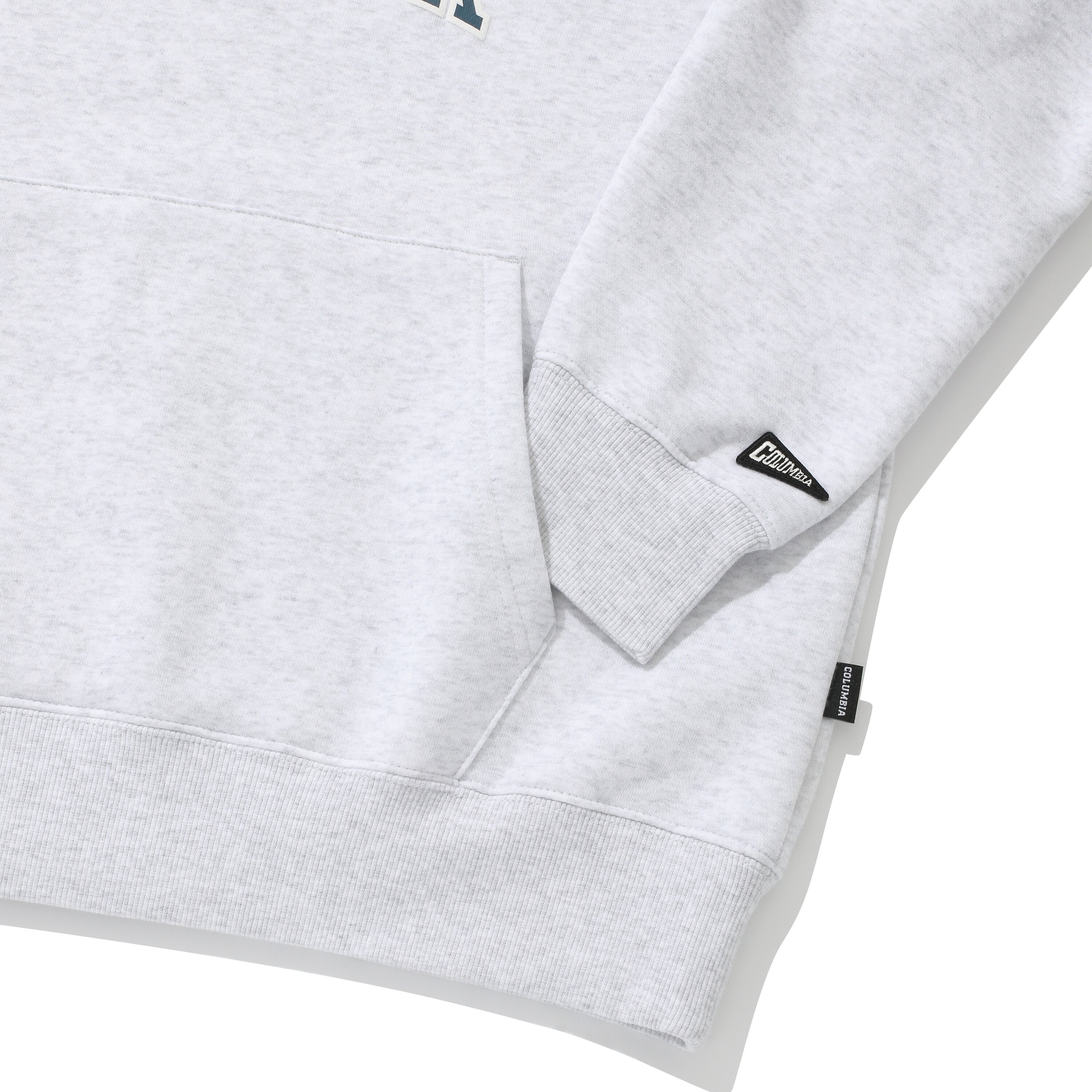 90'S ARCH LOGO FLEECE HOODIE 라이트M그레이