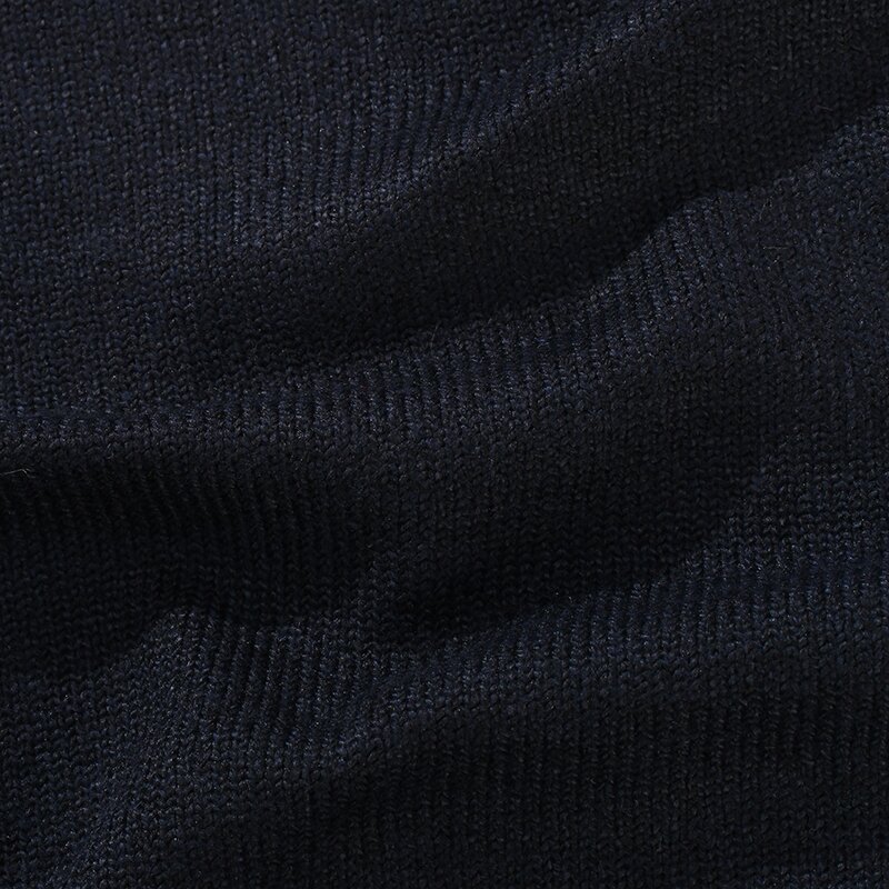 1754 CROWN OVER-FIT HALF SWEATER 크라운네이비