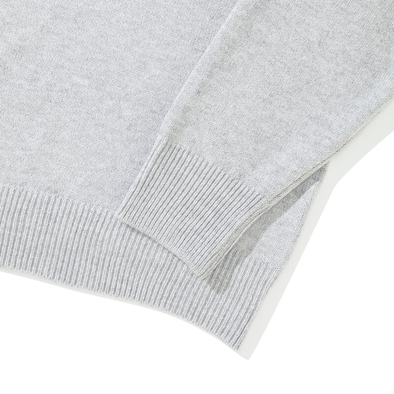 1754 CROWN OVER-FIT HALF SWEATER 라이트M그레이