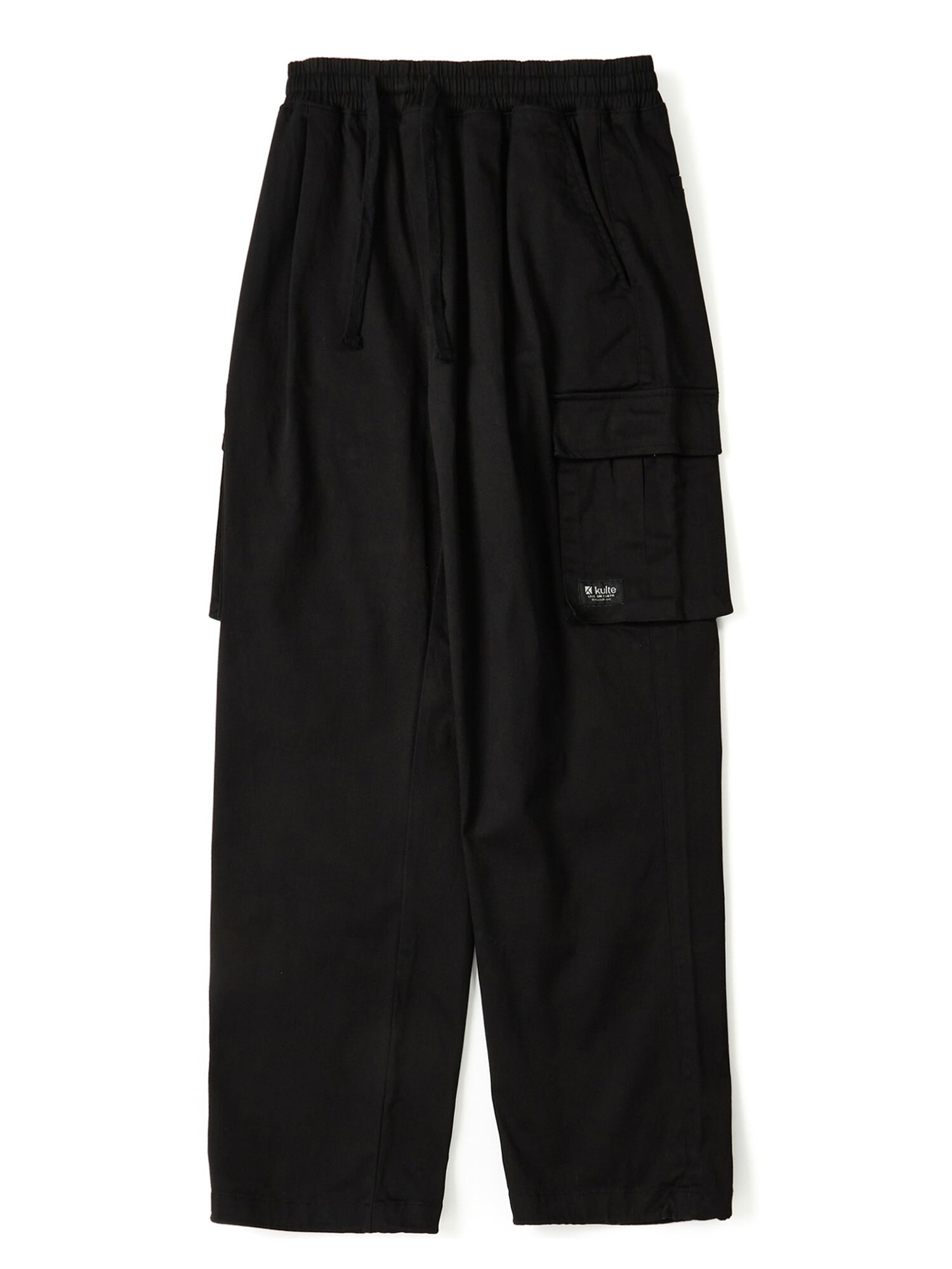 와이드 카고 팬츠 BLACK
