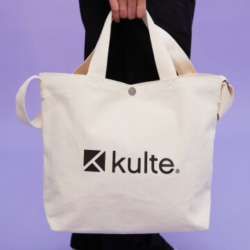 아이콘 로고 캔버스백 IVORY