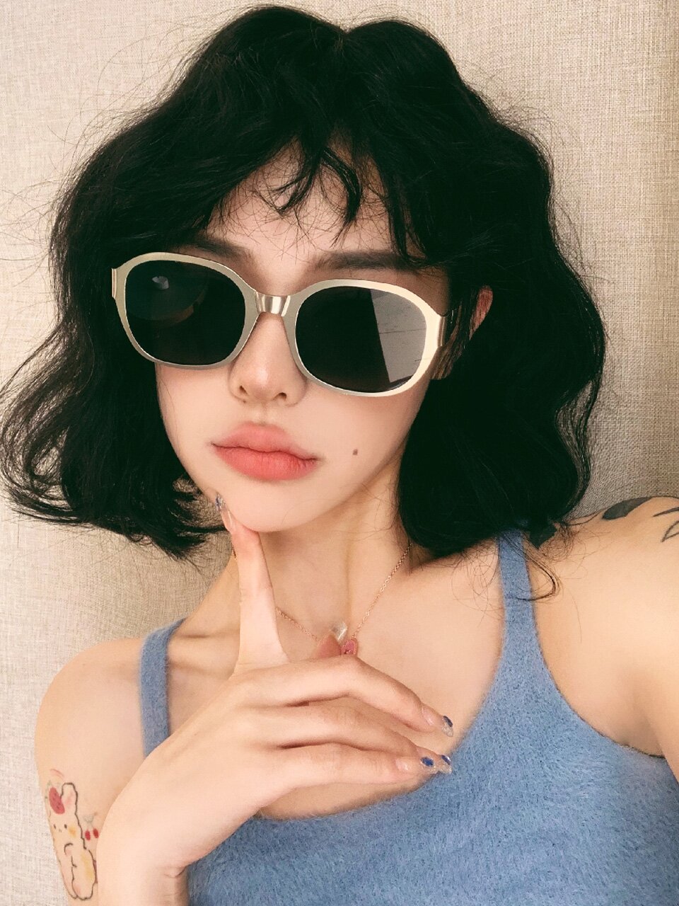 네오레트로 6202 라운드핏 선글라스 C2 틴트오렌지