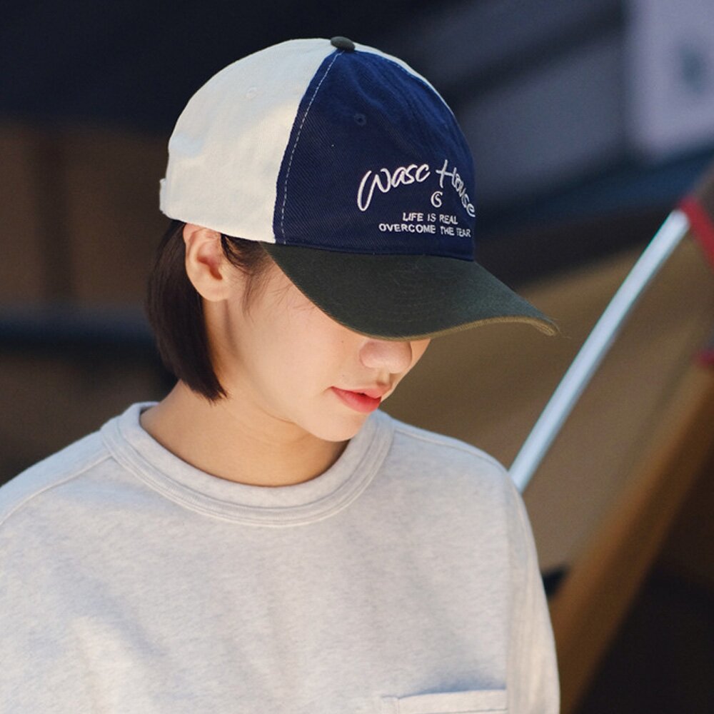 WASC 클럽하우스 코튼 로고 볼캡 C1 네이비