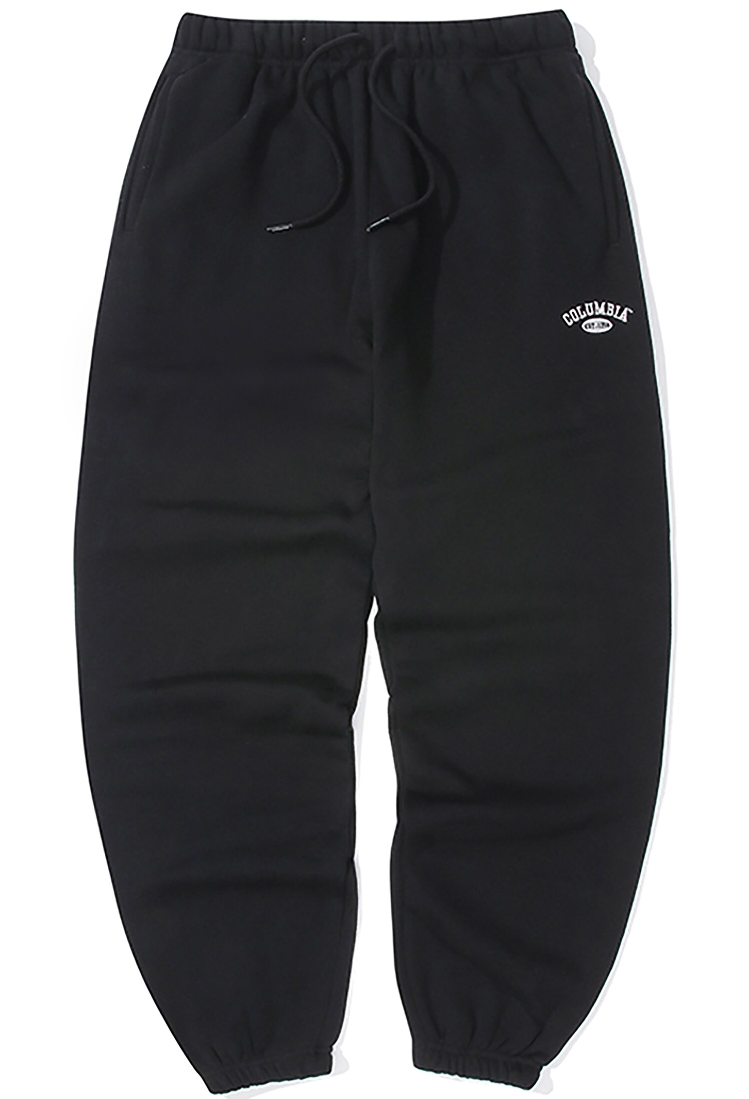 CU ARCH LOGO REGULAR-FIT FLEECE JOGGER PANTS 블랙