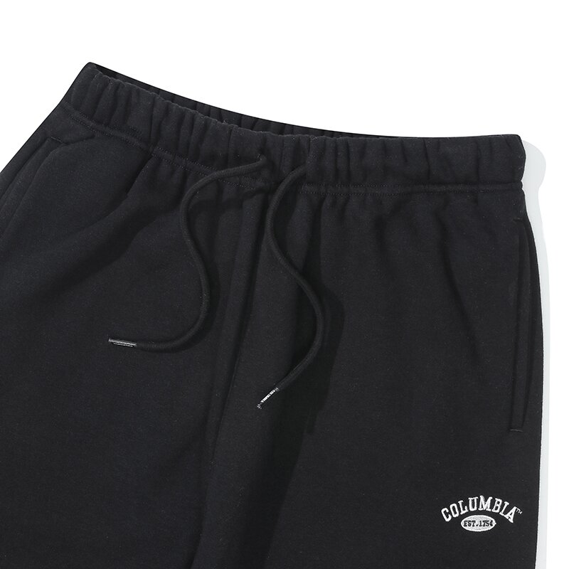 CU ARCH LOGO REGULAR-FIT FLEECE JOGGER PANTS 블랙
