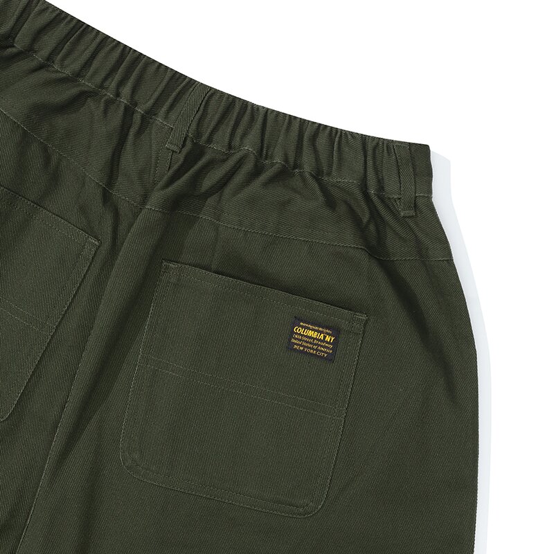M-LABEL WIDE-FIT CUTLINE PANTS 다크카키