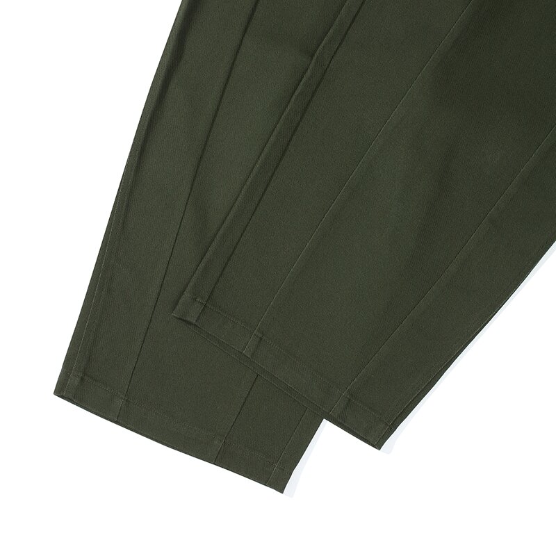 M-LABEL WIDE-FIT CUTLINE PANTS 다크카키