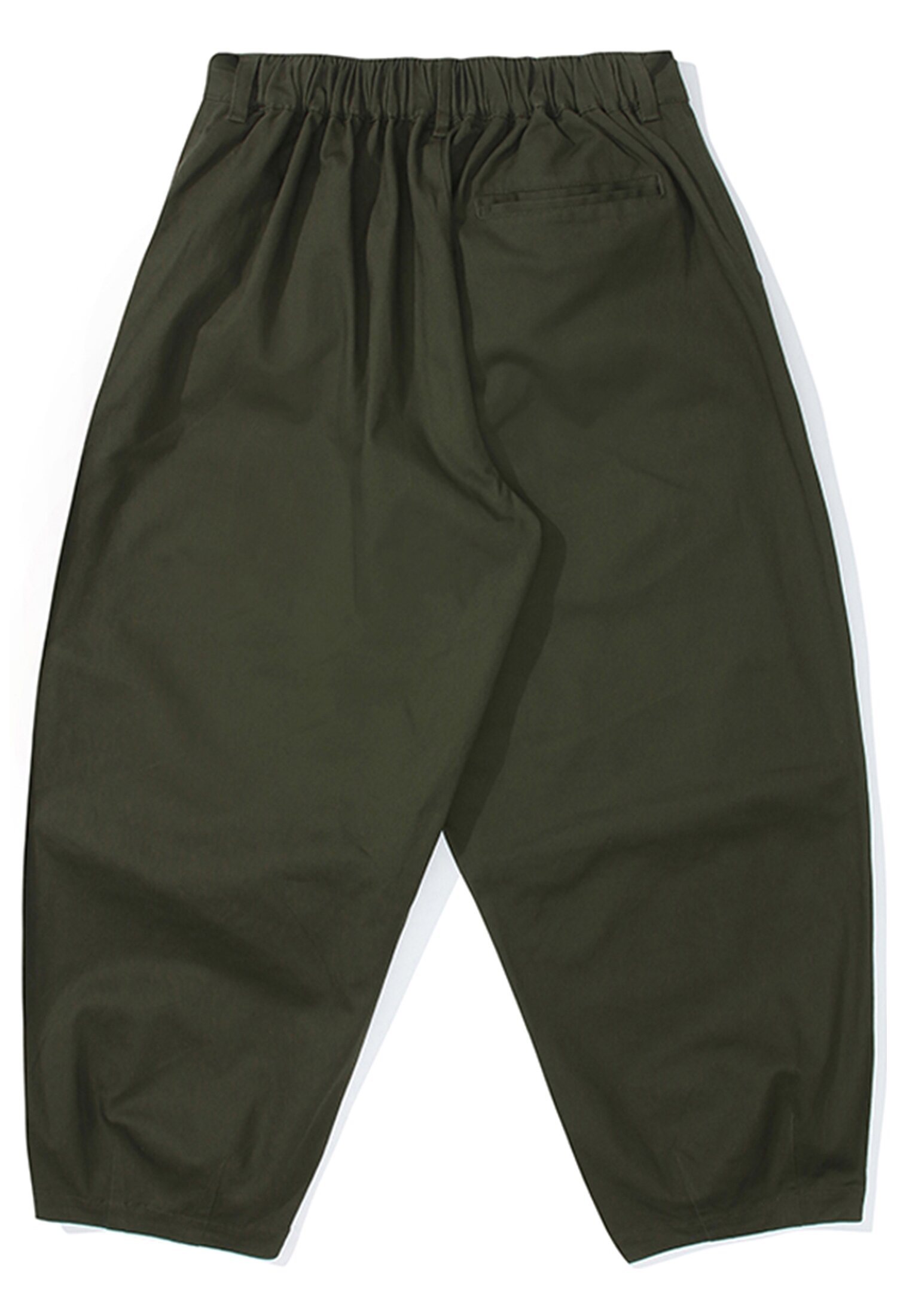 M-LABEL FRONT POCKET BALLOON-FIT PANTS 다크카키