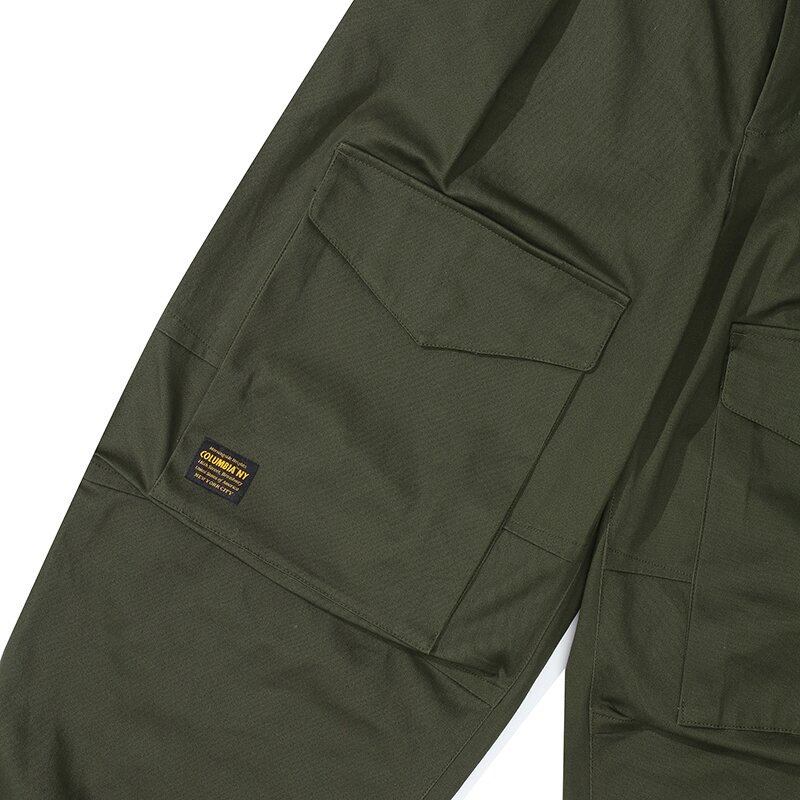 M-LABEL FRONT POCKET BALLOON-FIT PANTS 다크카키